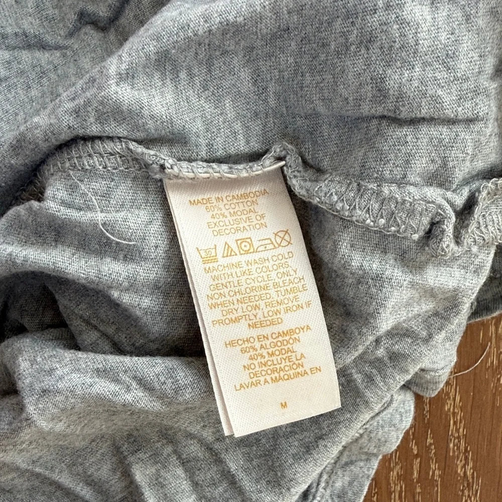Kate spade Gray and Pink Graphic Pajama Set - Picture 2 of 2